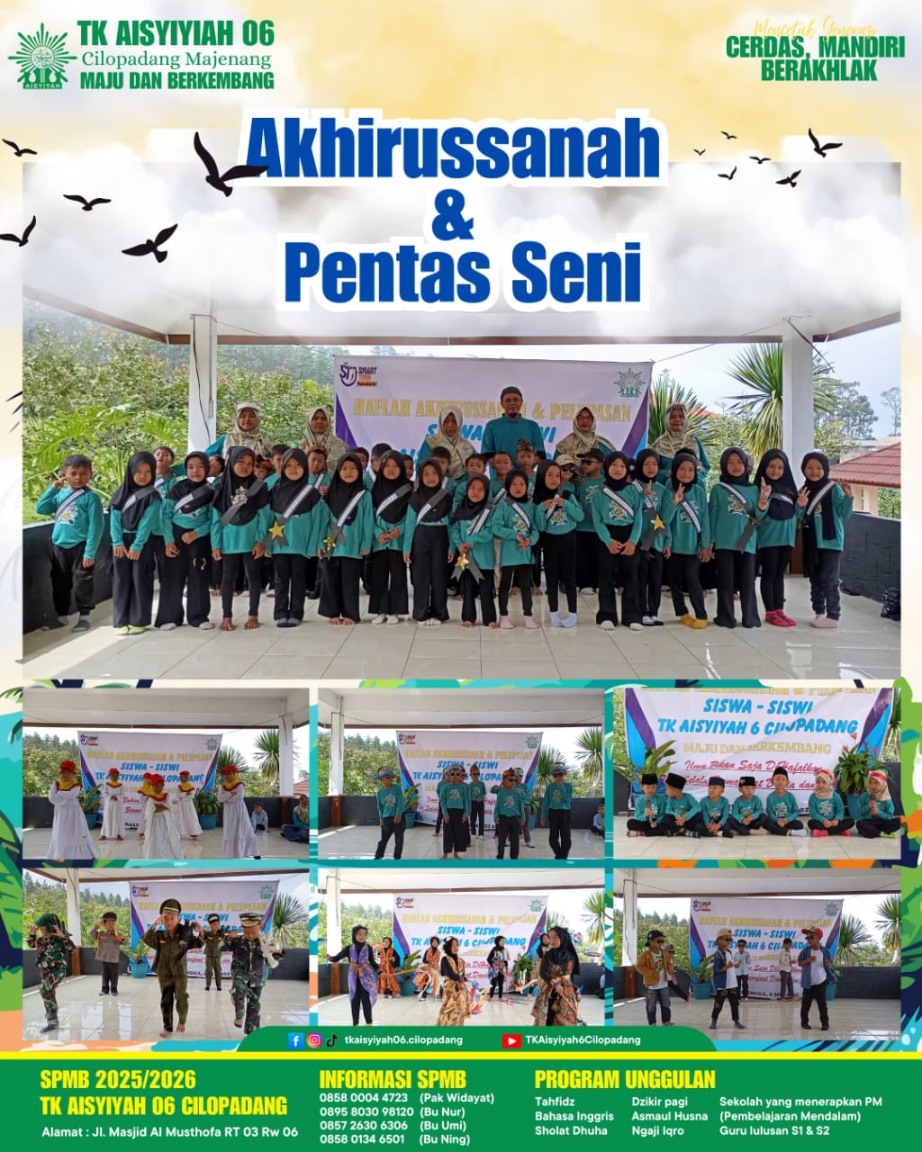 Akhirussanah dan Pentas Seni TK 'Aisyiyah 6 Cilopadang