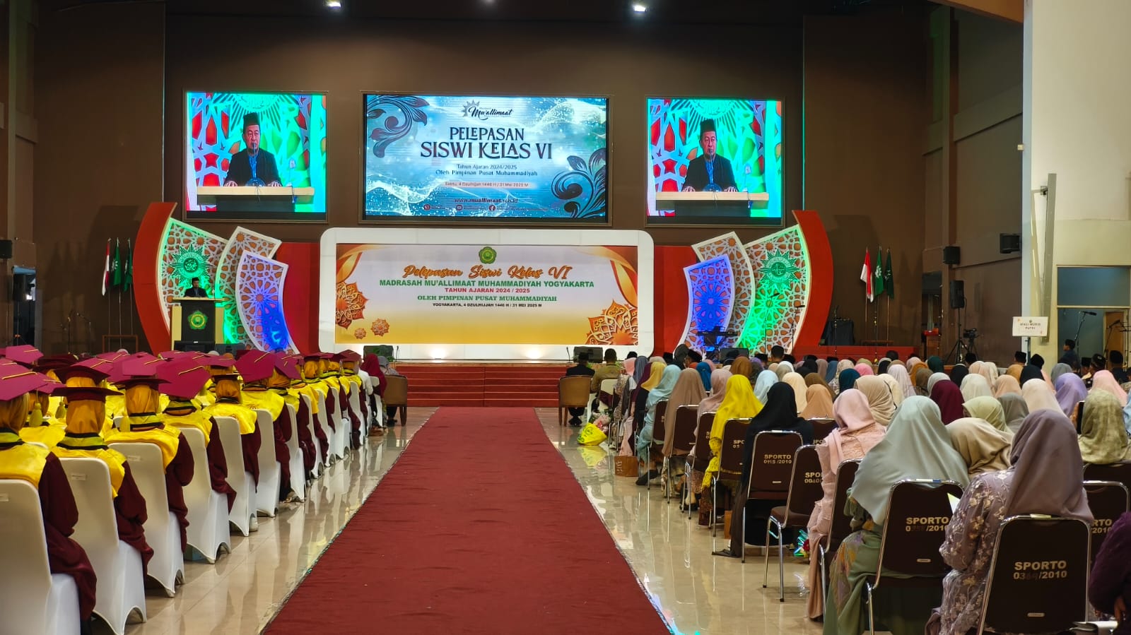 Pelepasan Siswi Kelas VI Madrasah Mu'allimaat Muhammadiyah Yogyakarta. Foto: Amar