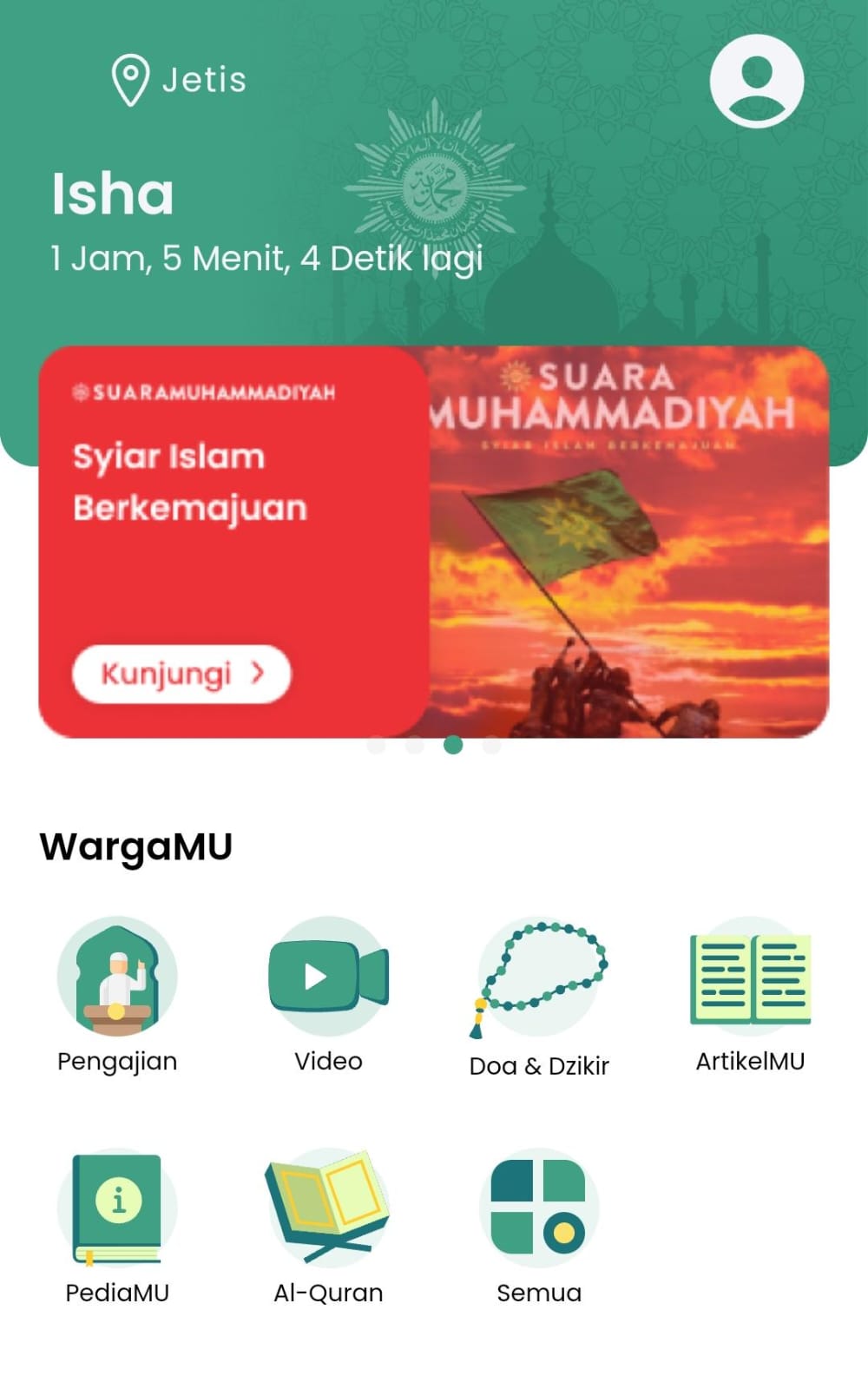 Tampilan dari Aplikasi SalamMu