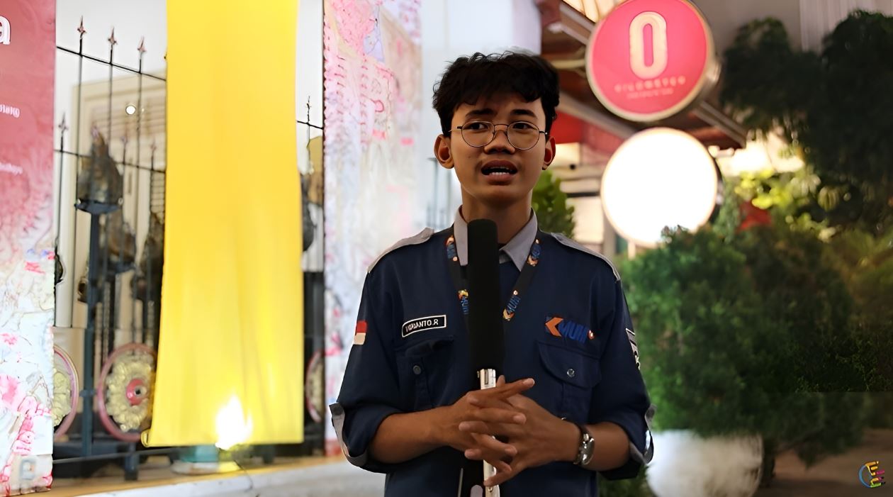 Rian Adriand, Siswa Kelas XI Broadcasting SMK Muhammadiyah 1 Yogyakarta. Doc. KMUHITV