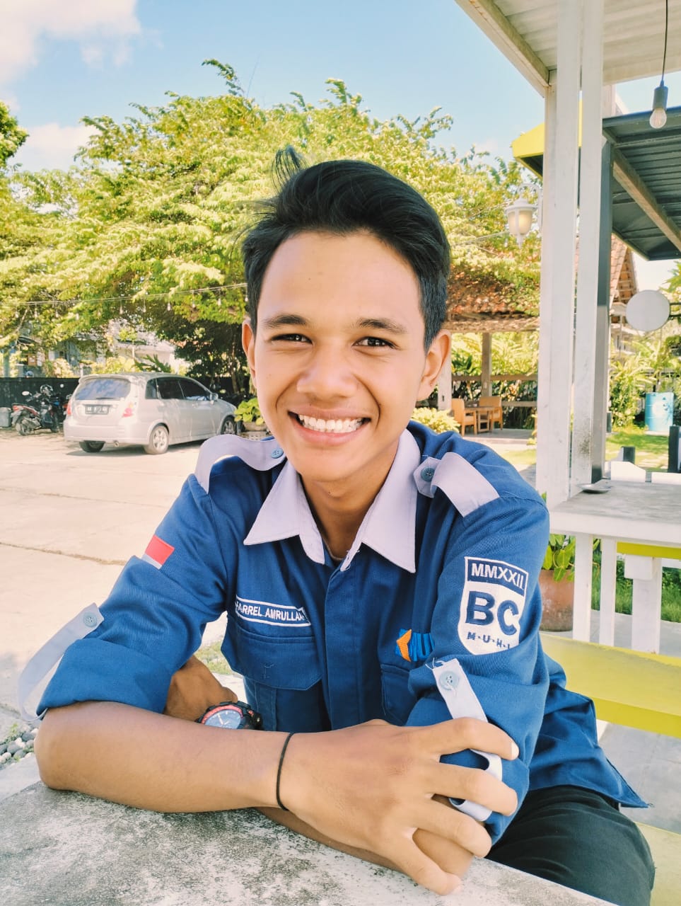 Farrel Amrullaah, Siswa Kelas XI Broadcasting SMK Muhammadiyah 1 Yogyakarta. Doc. SM