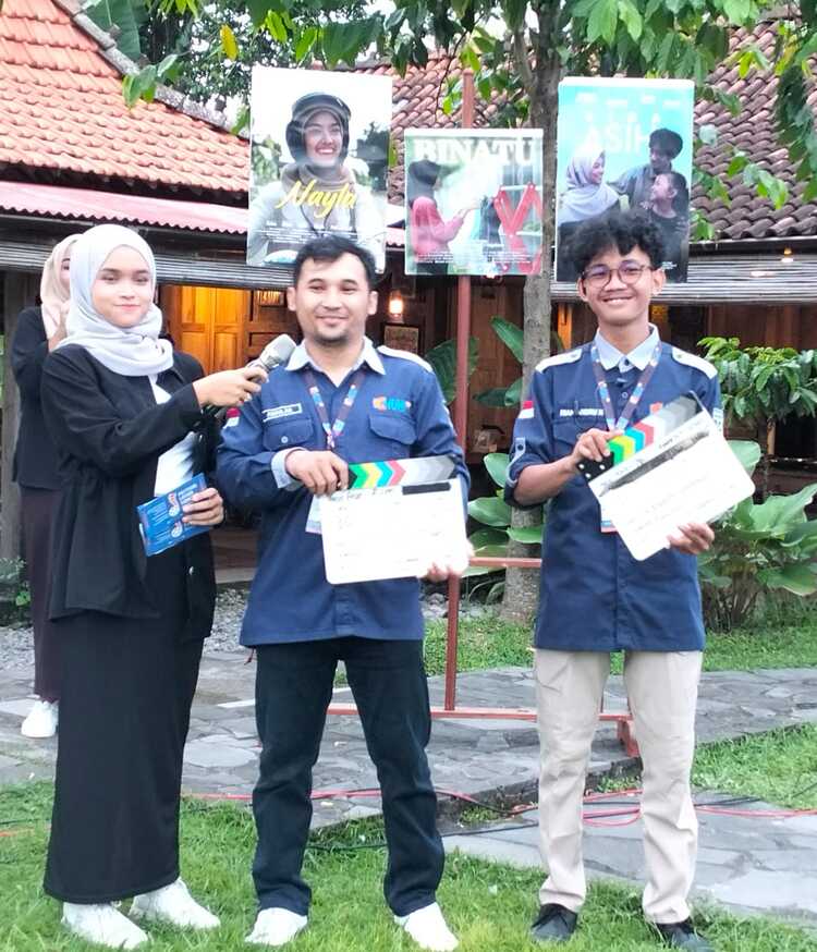 Peluncuran Festival Layar Tancap Jurusan Broadcasting SMK Muhammadiyah 1 Yogyakarta. Foto: Cris