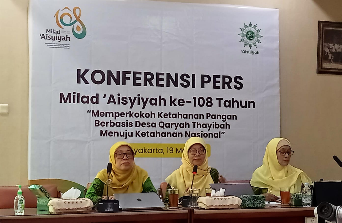 Konferensi Pers Milad Aisyiyah ke-108 Tahun (19/5).