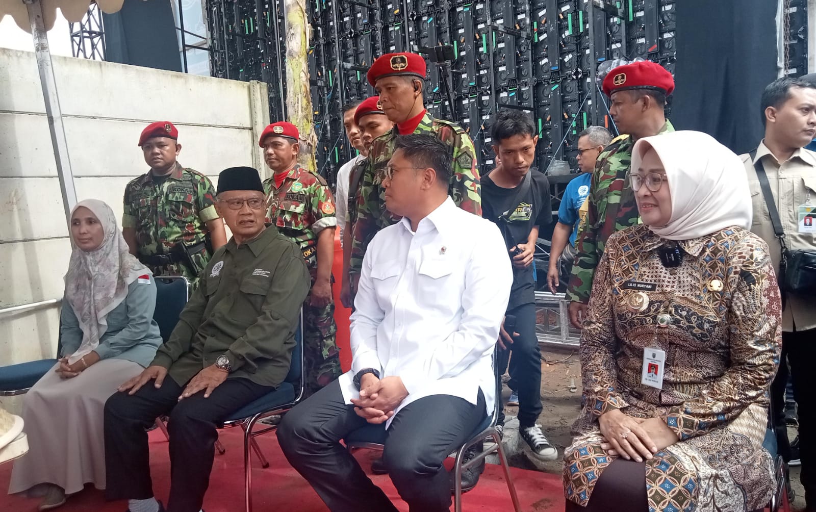 Ketua Umum Pimpinan Muhammadiyah Prof Dr Haedar Nashir berdialog bersama Menteri Pertanian RI