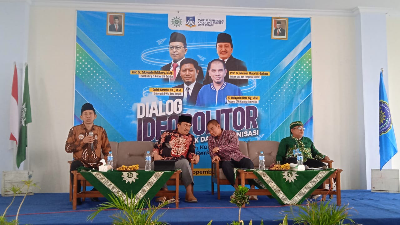 Majelis Pemberdayaan Kader dan Sumber Daya Insani Kab. Tegal (MPKSDI) melangsungkan pembekalan Ideopolitor (Ideologi, Politik dan Organisasi) Muhammadiyah.