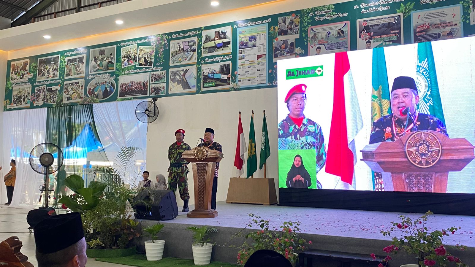 Jamaludin Ahmad dalam pembukaan CRM Award dan Rakernas LPCRPM