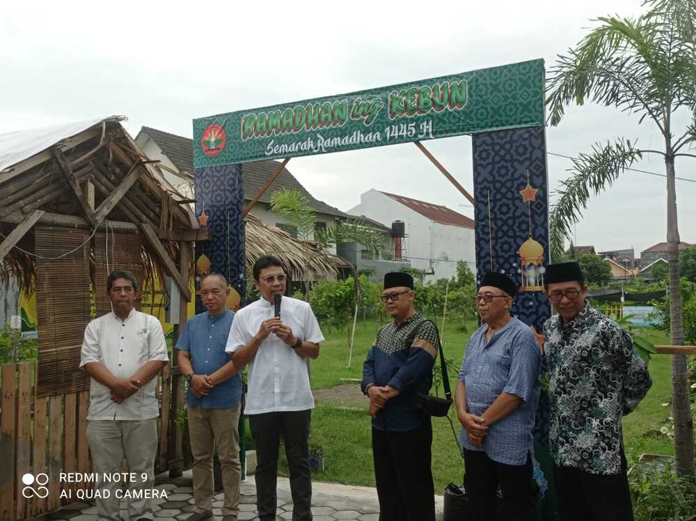 PJ Walikota Yogyakarta Singgih Raharjo, SH., MEd  meresmikan Pasar Sore   “Ramadhan Ing Kebun Dakwah Muhammadiyah”.