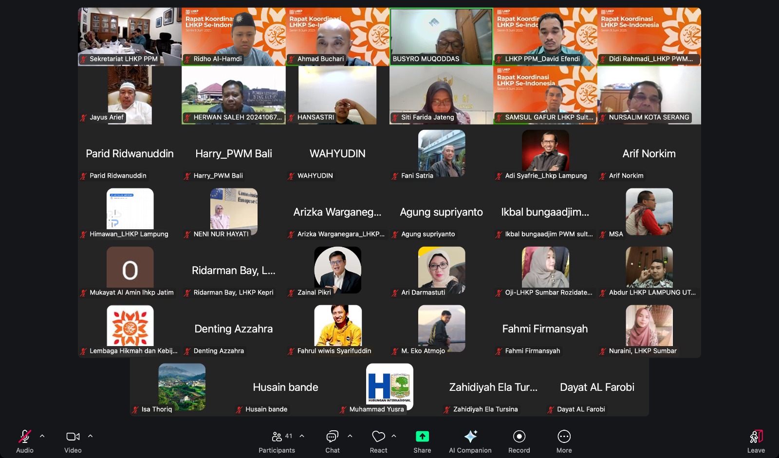 Koordinasi Nasional LHKP 2025