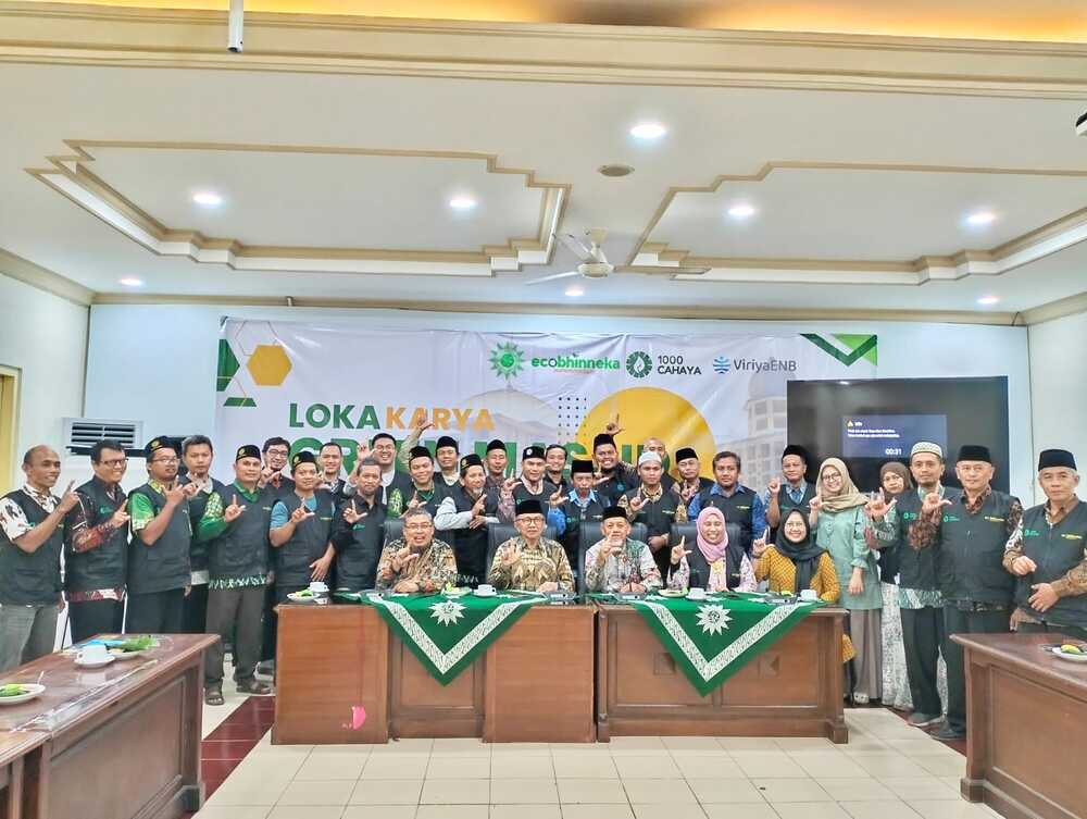 Lokarya Green Masjid inisiasi Eco Bhinneka Muhammadiyah kolaborasi 1000Cahaya. Foto: Cris