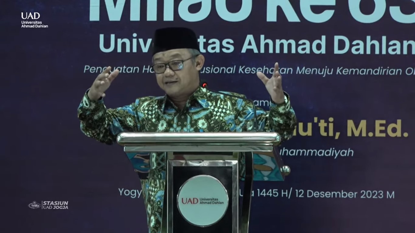 Sekretaris Umum Pimpinan Pusat Muhammadiyah Prof Dr H Abdul Mu'ti, MEd.