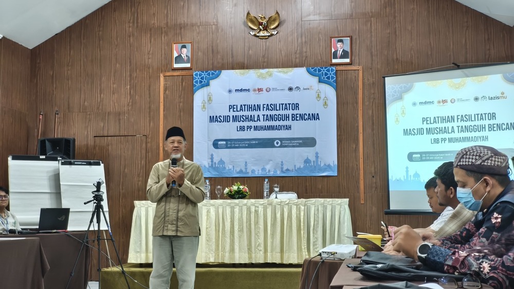Pelatihan fasilitator bagi masjid dan mushala Muhammadiyah. Foto: Cris
