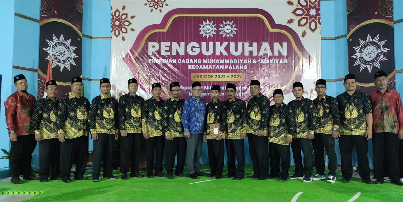 Pengukuhan Muhammadiyah Palang 2022-2027