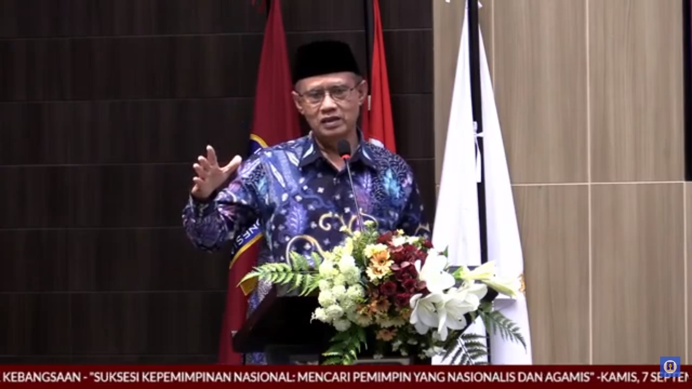 Haedar Nashir saat Memberikan Kuliah Umum Keislaman dan Kebangsaan di UII